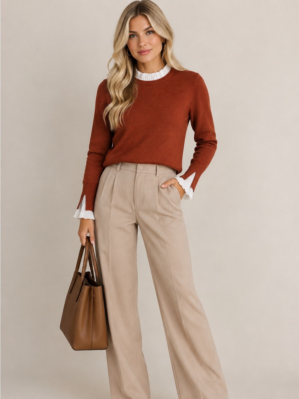 VILA MILANO • wool blend sweater